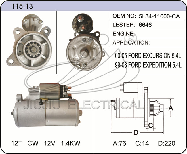 115-13 (5L34-11000-CA  6646)
